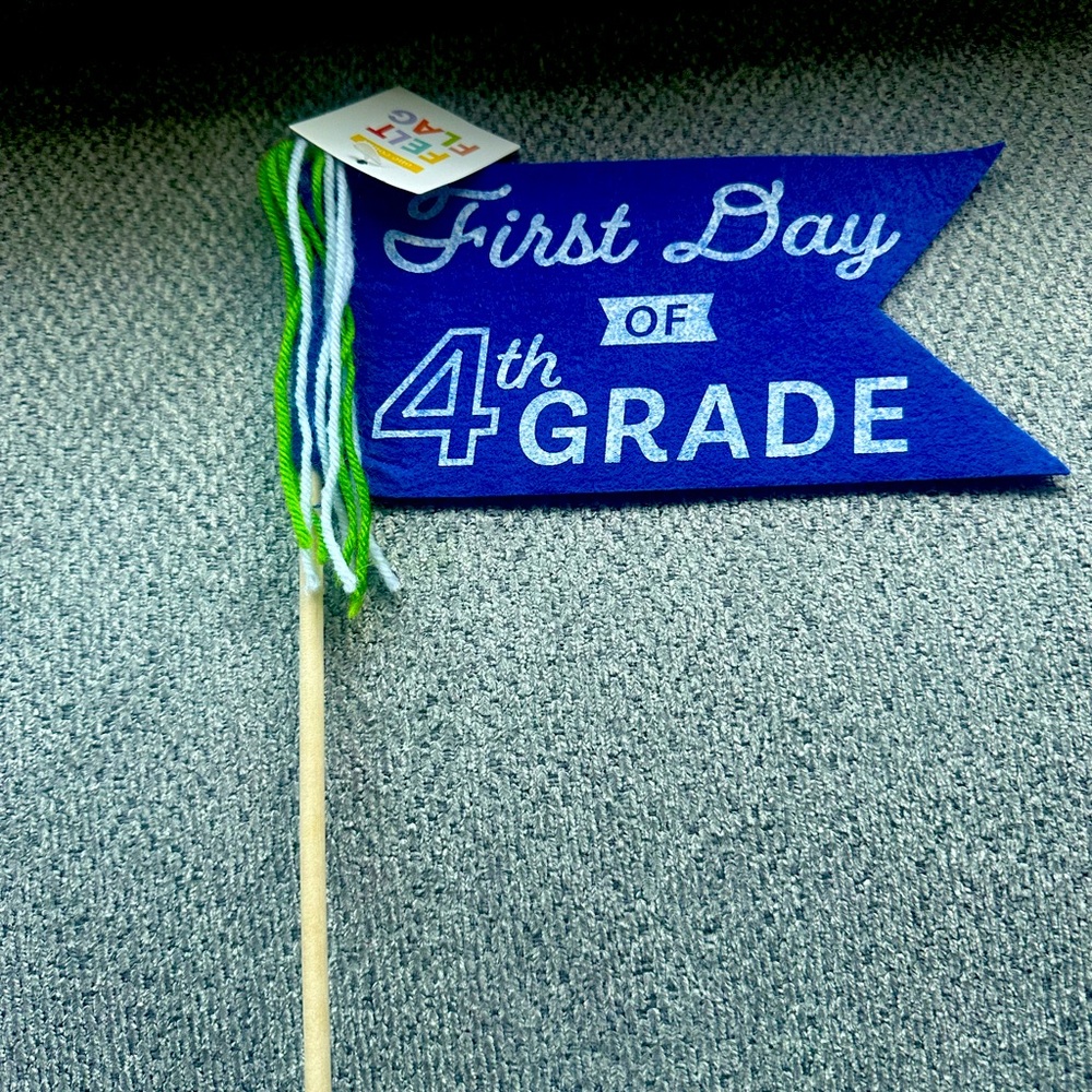 Target bullseye felt flag